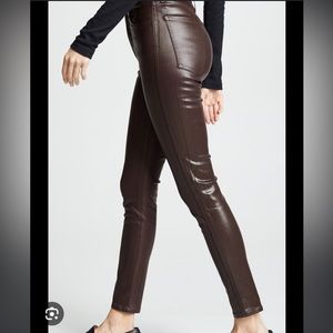 Agolde Roxanne leatherette skinny jeans